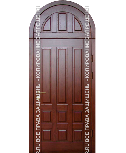 Дверь металлическая арочная входная МДФ 1112 Дверь металлическая арочная входная МДФ 1112